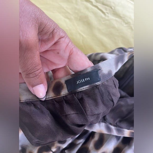 Joseph leopard print silk skirt - Picture 4 of 5